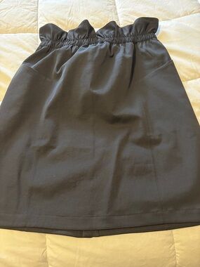 lululemon athletica Black Paperbag Waist Mini Skirt